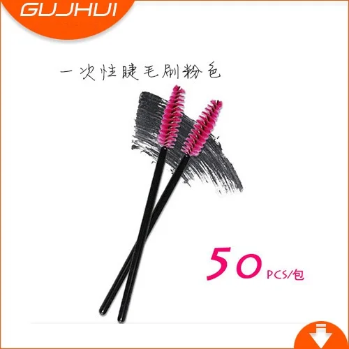 50pcs 1 компл. make up набор инструментов 15 цветов Косметика для лица Косметика корректоры для лица палитры$ деревянная ручка плоские кисть скошенная комплект макияж наборы - Цвет: 50pcs