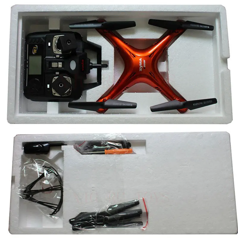 100% первоначально SYMA X5SW WIFI беспилотный fpv квадрокоптер с камерой без головы 2.4 г