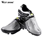 Чехол для велосипедной обуви WEST BIKING, водонепроницаемый чехол с защитой от ветра, защита от дождя, для горных велосипедов, светоотражающая верхняя обувь