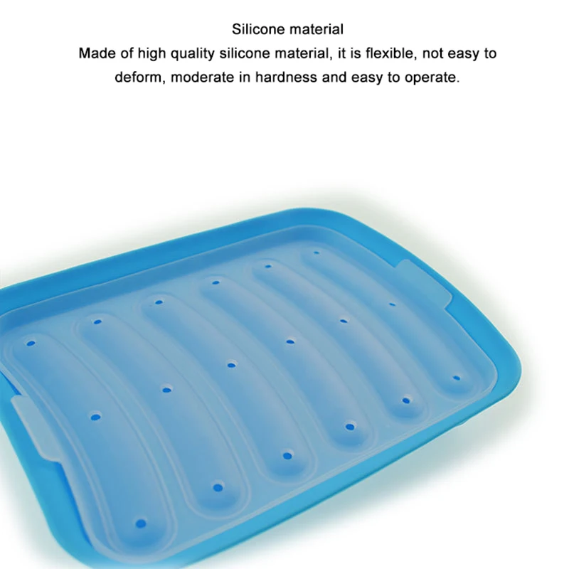 6 In 1 Homemade DIY Sausage Ham Mold Box High Quality Silicone Temperature Resistance Baking Kitchen Tool |