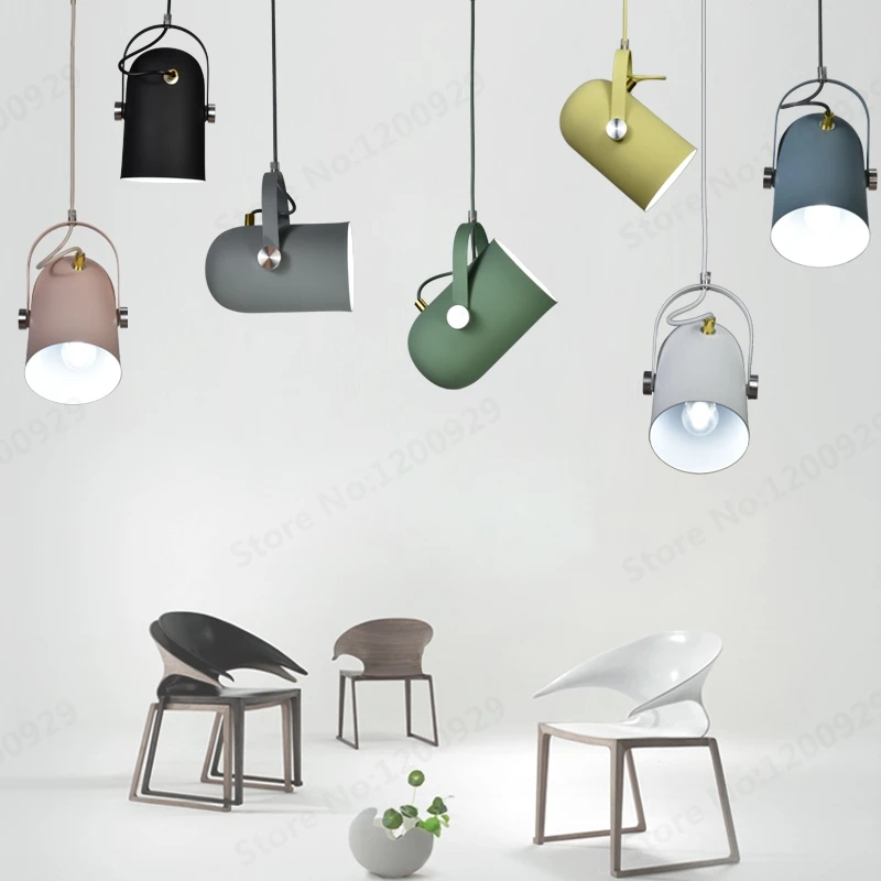 

Nordic Minimalism Pendant Lamp droplight adjustable E27 pendant lights Home decor lighting lamp Bar Showcase spot light Lamps