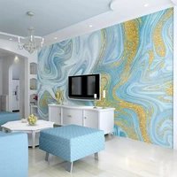 custom photo wallpaper 3d modern blue texture fashion line mural wall cloth living room bedroom home decoration waterproof 3d