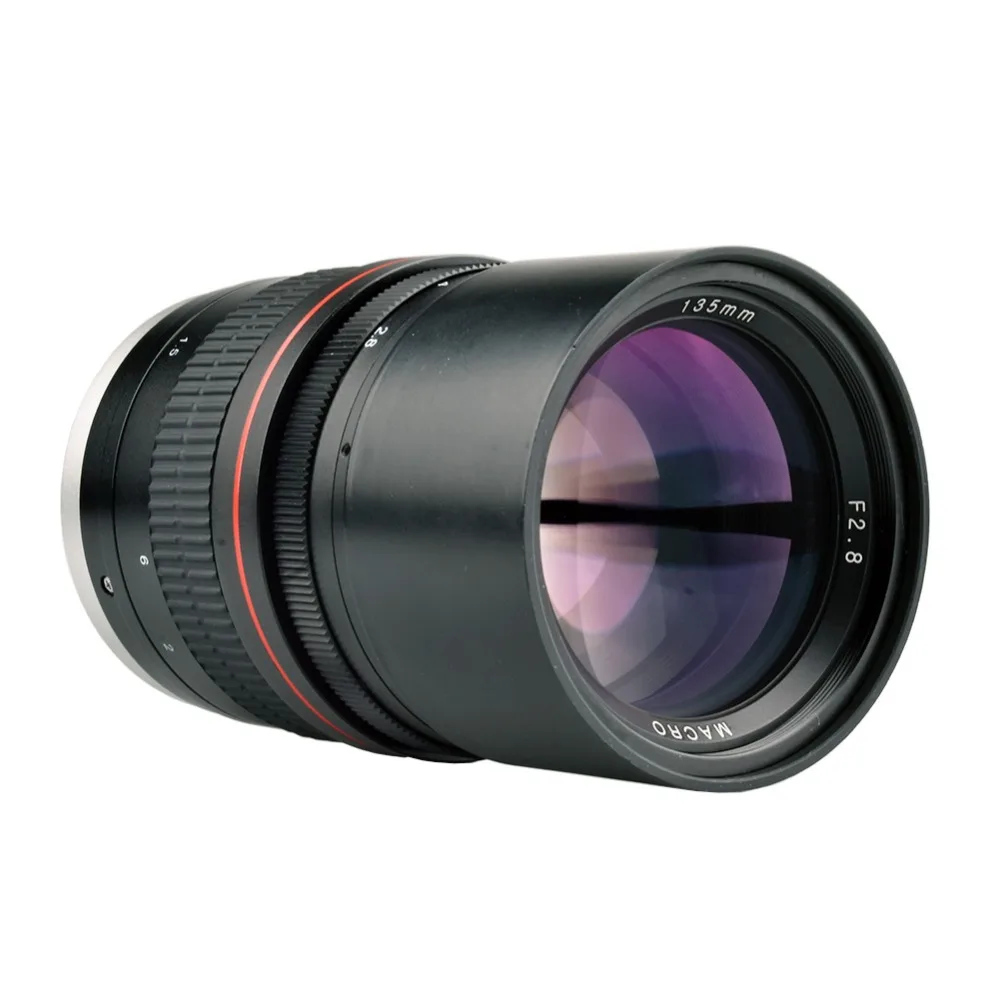 135 мм F2.8 телефото объектив с фиксированным фокусным расстоянием для Canon 6D 6DII 7DII 77D