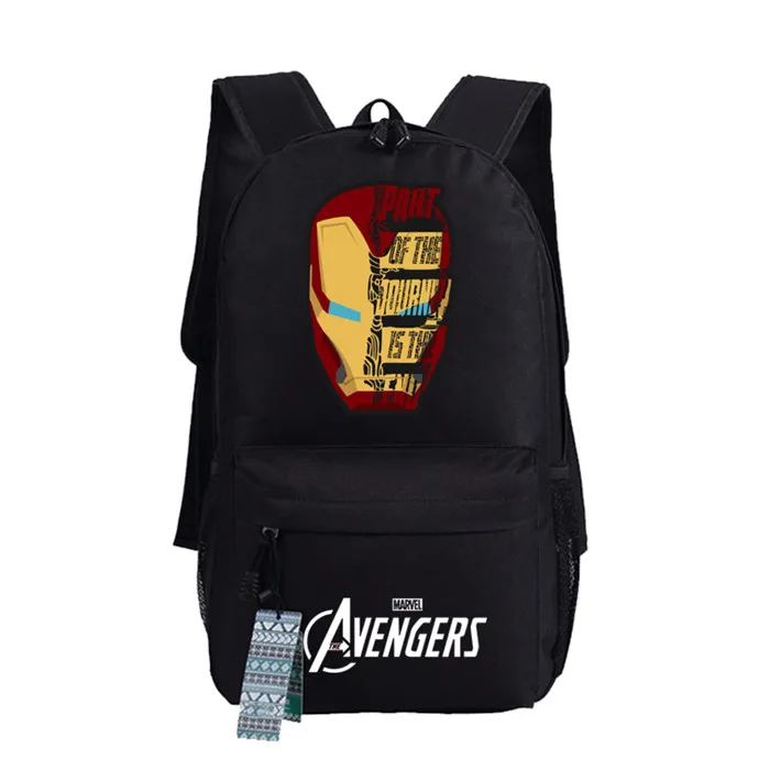 Style 10 Аниме Ironman мстители Супер рюкзак с героем сумка мессенджер на молнии школьная книга Студенческая сумка Cospaly Девочка мальчики подарок - Цвет: Style 10