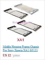 Средний Корпус рамка Шасси для sony Xperia XA F3111 F3112 F3115 ЖК-экран передняя рамка запасные части
