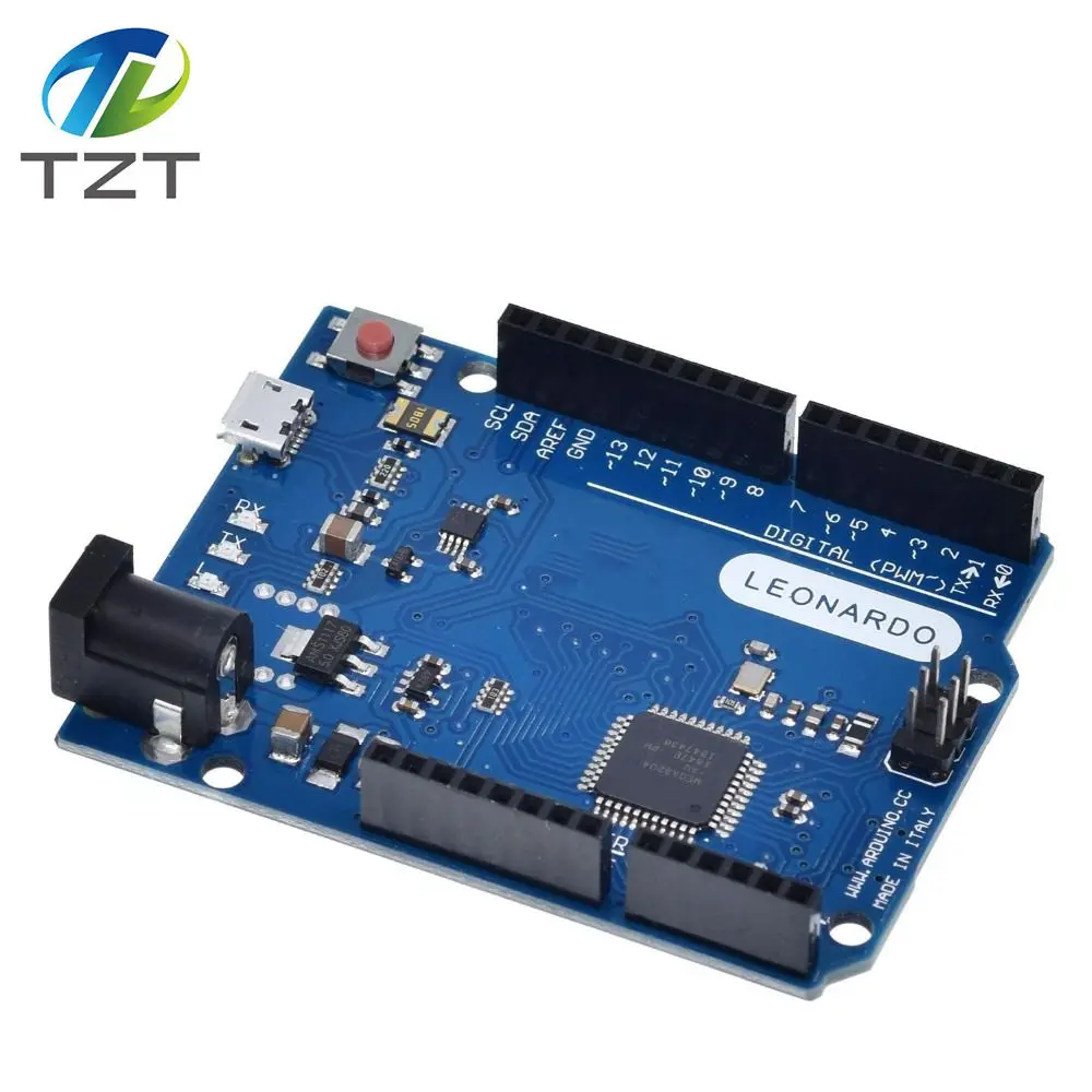 Макетная плата Leonardo R3 с микроконтроллером Atmega32u4 макетная USB кабелем совместимая