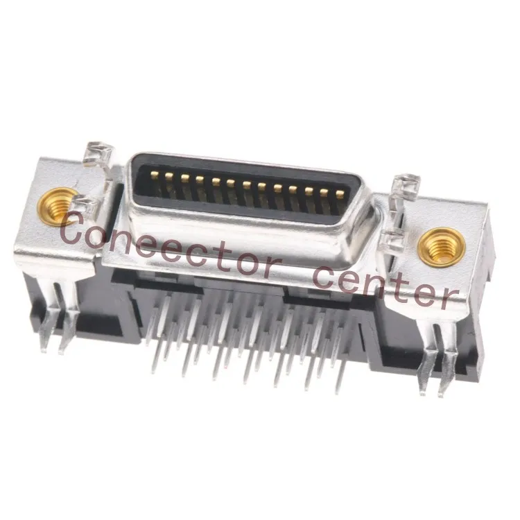 SCSI разъем 1 27 mmPitch 26Pos CN Тип правый угол 90 градусов для Molex 0529862679|connector car|connector