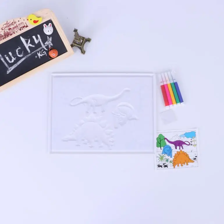 5 шт. Детские 3d раскраски игрушки из ПВХ|Юный художник| |