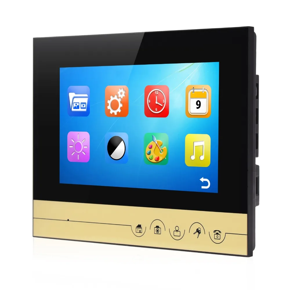 7 дюймовый проводной видеодомофон SmartYIBA визуальный двусторонний аудиодомофон с