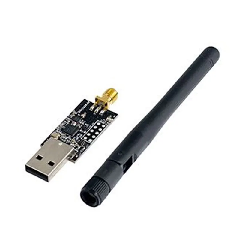 1 шт. x Crazyradio PA-большой радиус действия 2 4 ГГц USB-ключ с антенной на основе nRF24LU1 + км