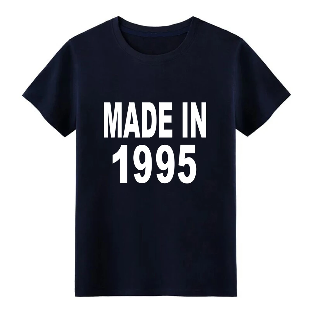 Мужская футболка Made in 1995 дизайн Стандартный крой забавная повседневная летняя