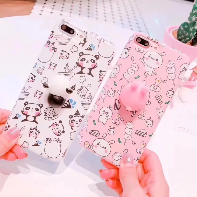 Squishy Чехлы для Oppo F1s задней обложки с милой пандой кролик Squeeze Давление уменьшить