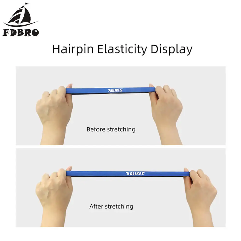 FDBRO 1 шт. головная повязка для тренажерного зала нейлоновая эластичная на голову