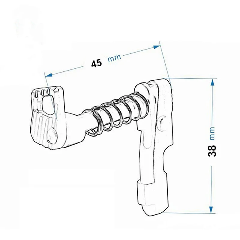 VMASZ NEW CNC Machine Double Side (left &amp Right Hand) Magazine Release Catch for M4/M16 Series AEG Paintball Accessory | Спорт и