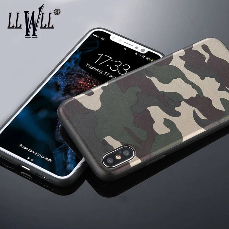 Силиконовый чехол Redmi 7 для Xiaomi армейский зеленый камуфляжный Xiomi мягкий Note Pro