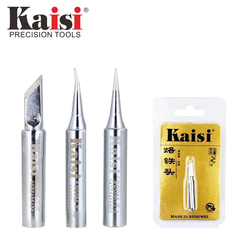 

kaisi Luxury Quality 900M-T Lead Free Soldering Iron Head Solder Tip Welding Head Soldering Tools for 936 Soldering Rework
