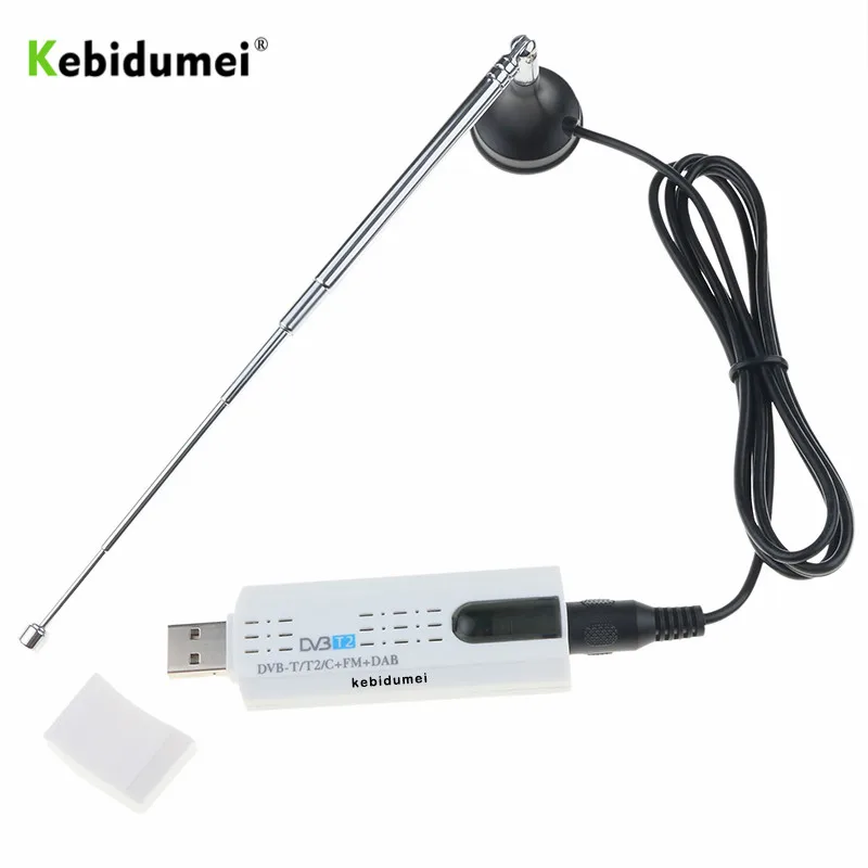Цифровой тюнер kebidumei для телевизора DVB T2 с антенной и пультом дистанционного