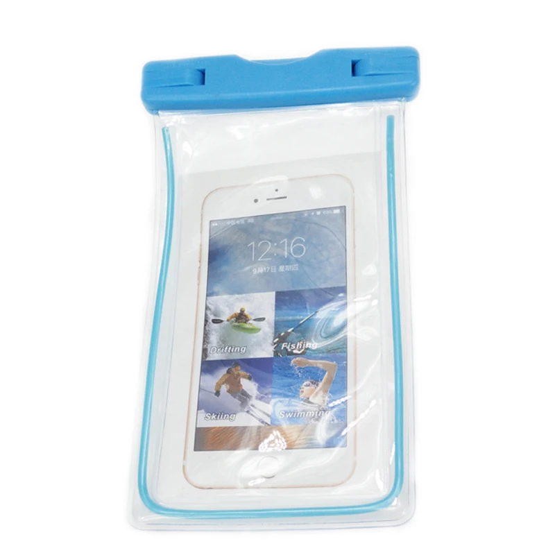 blue case Водонепроницаемый чехол для телефона huawei mate 10 lite pro p10 lite P Smart p9 p8 lite смарт-чехол с карманом под водой для дайвинга - Цвет: blue case