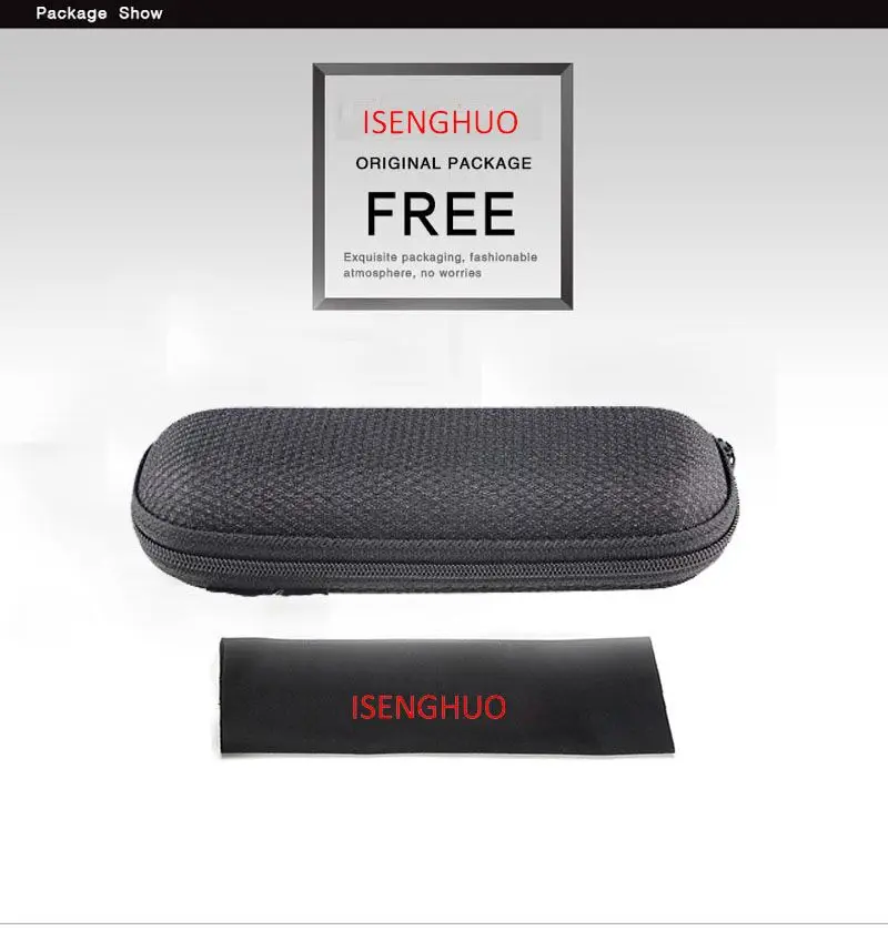 

ISENGHUO Germany Unique No screw Design Brand Eyeglasses Frames Men Myopia Spectacle Frame Glasses Gafas de grau