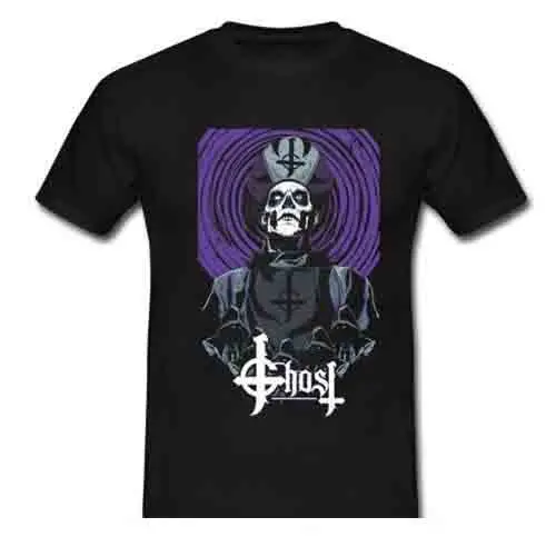 Призрак Б. К. Тяжелый металл хард рок группа папа эмеритус Ii футболка S M L XL 2XL