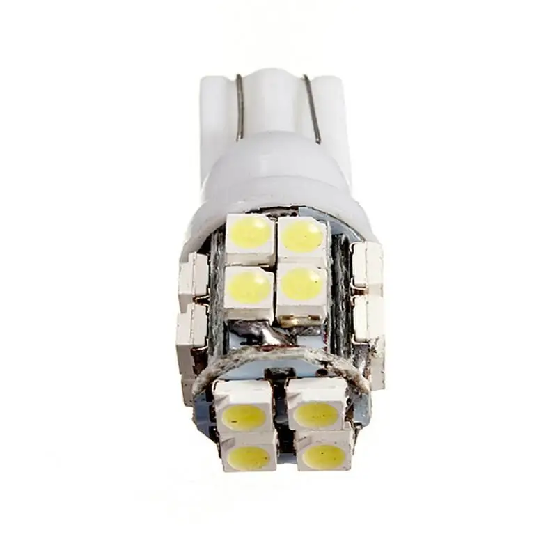 T10 W5W светодиодный 194 168 2825 T10 20SMD 20 светодиодный лампы для номерного знака автомобиля светильник двери светильник Боковой габаритный фонарь светильник s Карта Поворотная сигнальная лампа