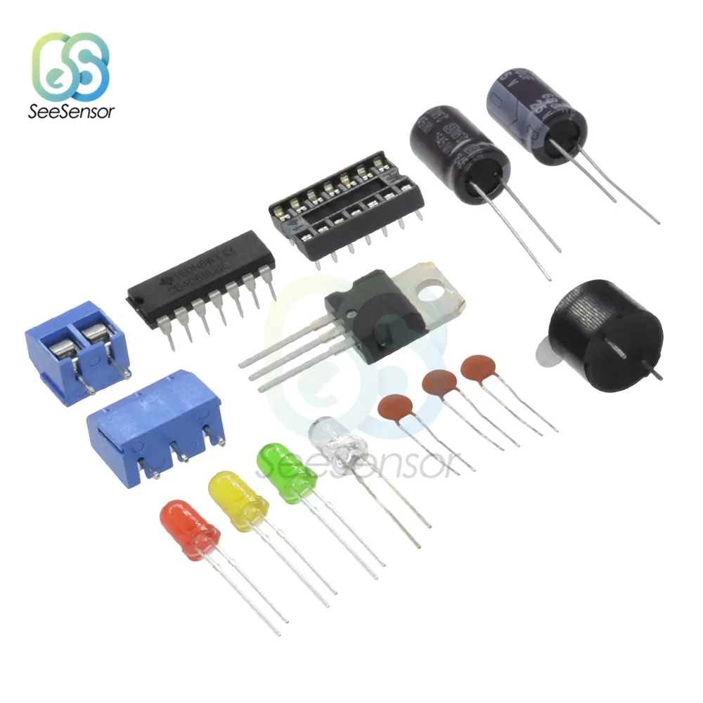 DIY наборы LM317 регулируемый регулятор напряжения от 110 В до 12 понижающий
