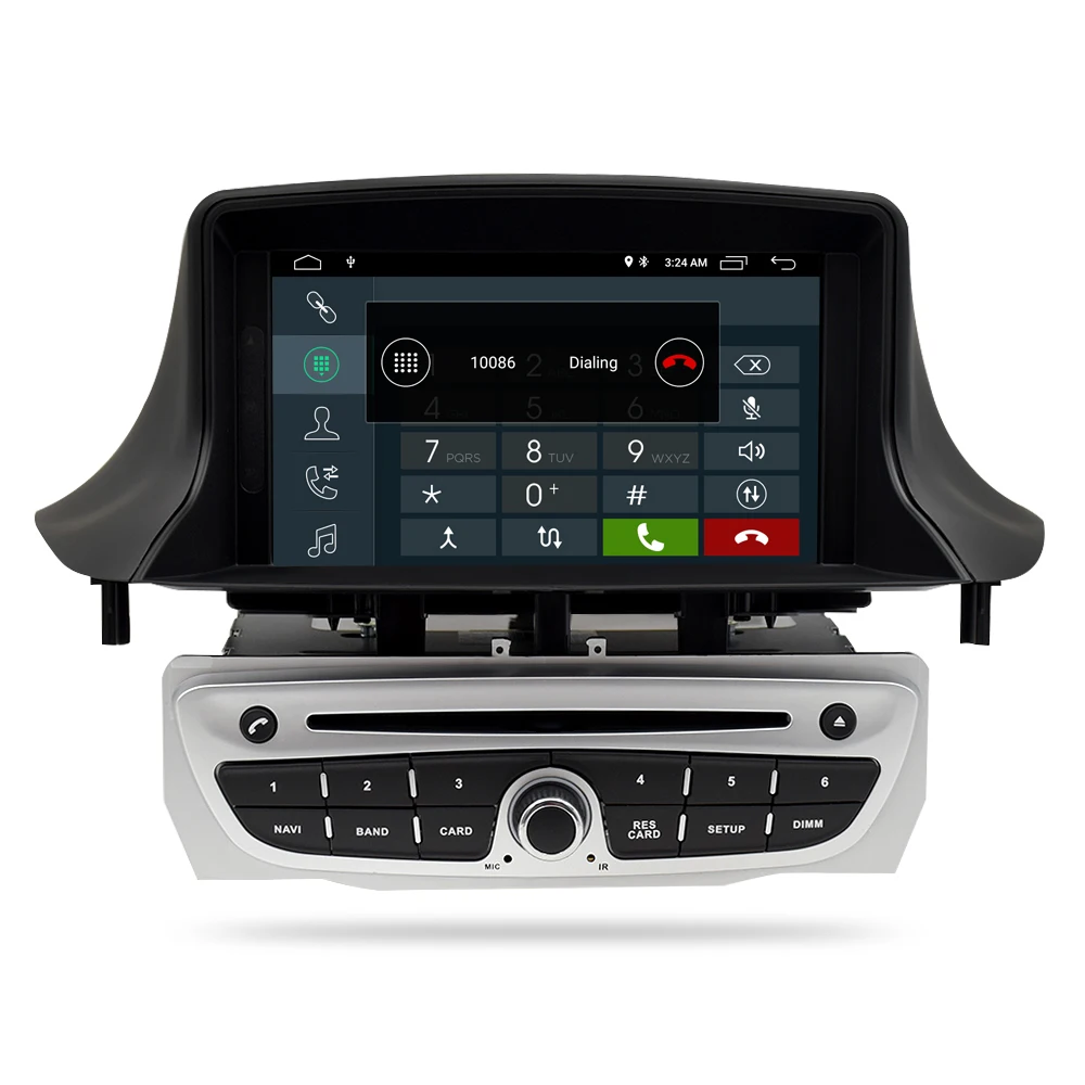 Автомобильный DVD мультимедийный плеер IPS Android 9 1 для Renault Megane 3 2009 2010 2011 2012 Fluence 2 Din GPS