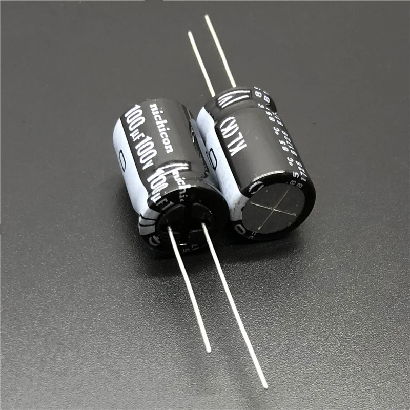 10 шт. 100мкФ 100В NICHICON KL 12 5x20 мм 100V100uF низкая утечка тока Алюминиевый