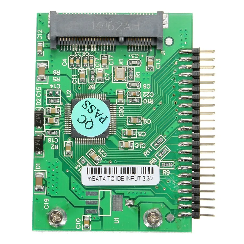 MSATA Mini PCI E SSD к 1 8 'ཨ контактному штекерному адаптеру преобразователя IDE плата