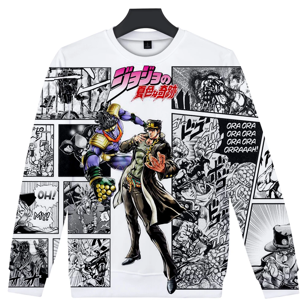 Новинка 2019 JoJo's причудливое приключение 3D принт модный Косплей длинный рукав
