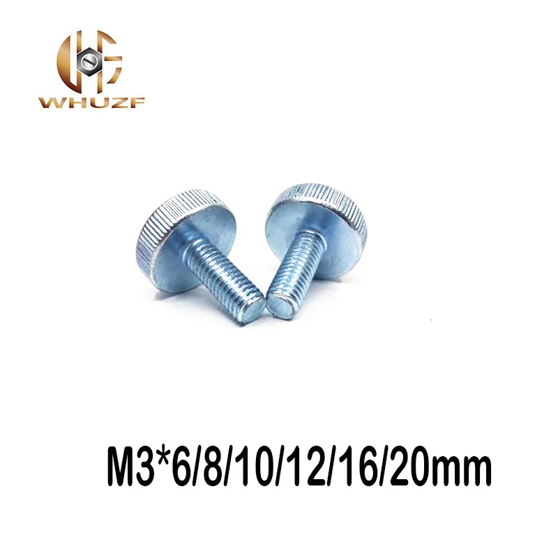 

Винты с накатанной головкой, DIN653, GB835, M3 * 6/8/10/12/16/20 мм, 10 шт.