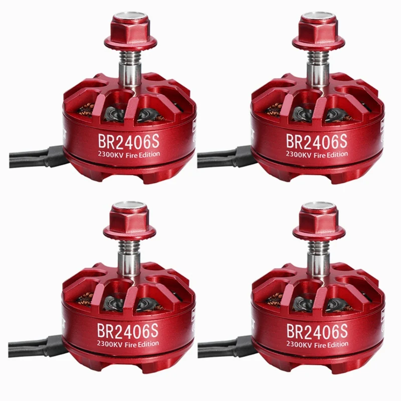 Racerstar 2406 BR2406S для Fire Green Edition 2300KV 2 5S бесщеточный двигатель X220 250 280 300 RC Quadcopter 4 в 1 ESC DIY