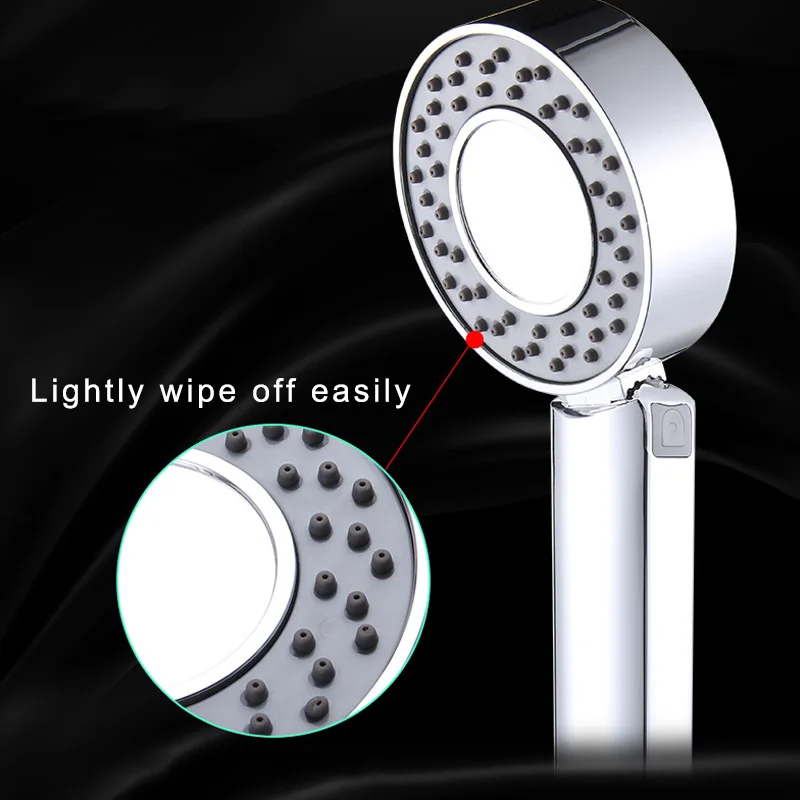 

3 Stage Magic SPA Shower Head Bathroom Energy Water Saving Showering Head QJ888