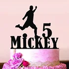 Пользовательские футболки для торта на день рождения, свадьба, футбол, торт, Топпер, детский душ, Декор, торт, выпечка, DIY, товары для вечеринок