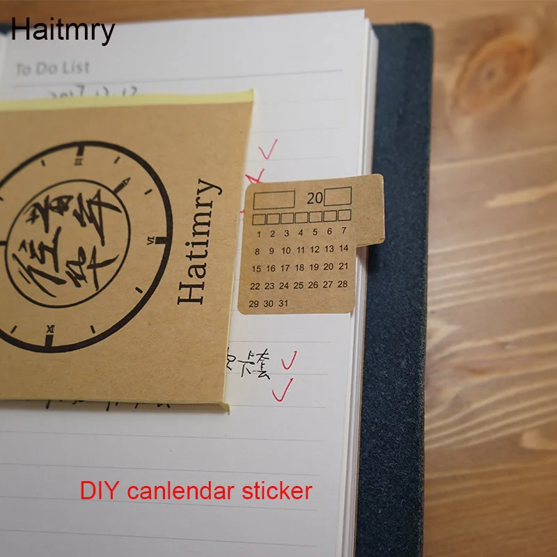 Hatimry 2 шт./компл. DIY Календари Индекс стикер милые Kawaii украшают наклейки 2018 для