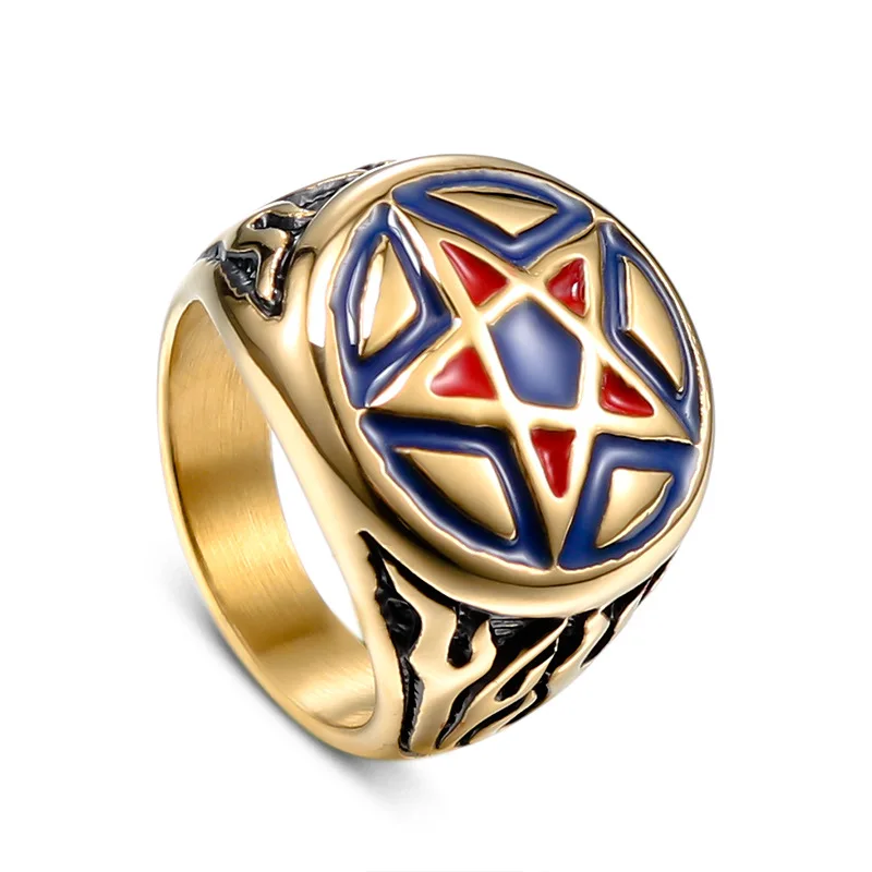 Jing jiang настроение кольцо цвета розового золота масонские волна Начальная буква