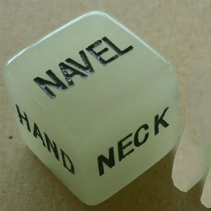 2 шт светящиеся в темноте сексуальные игральные кости смешные секс игрушки