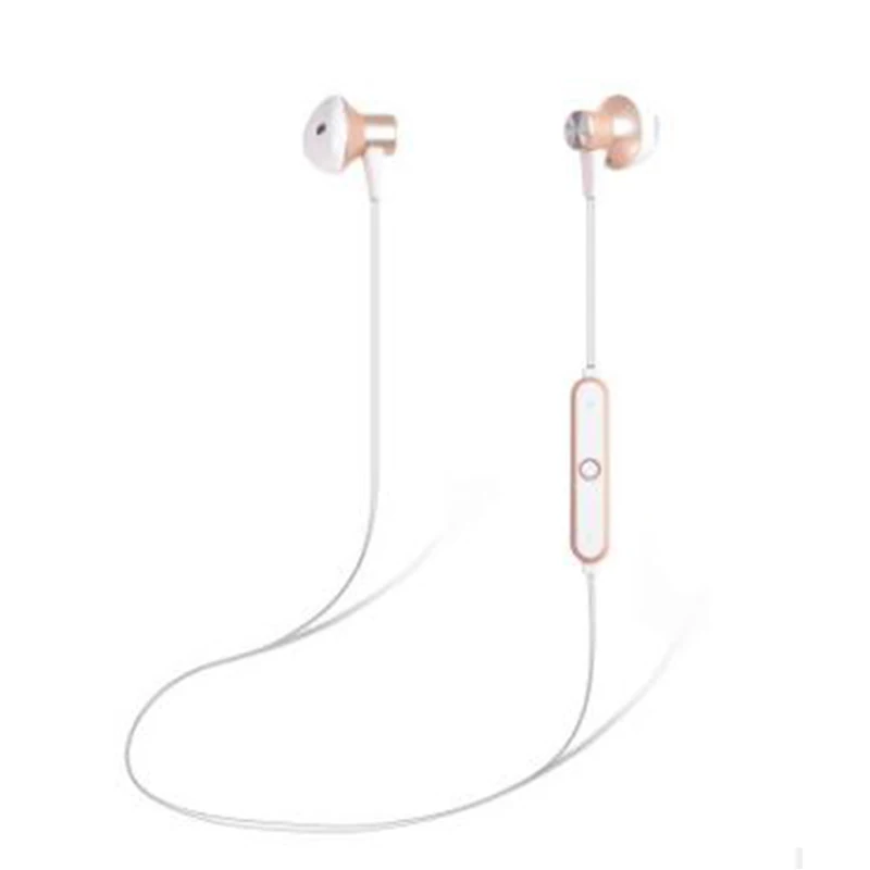 Магнитная бас стерео Половина ухо наушники Беспроводной Bluetooth с микрофоном