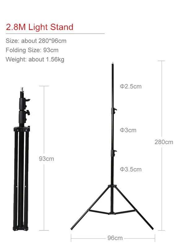 Свободная вспышка для фотостудии 1800 Вт Godox DP600 II 3x600Ws софтбокс стойка светильник