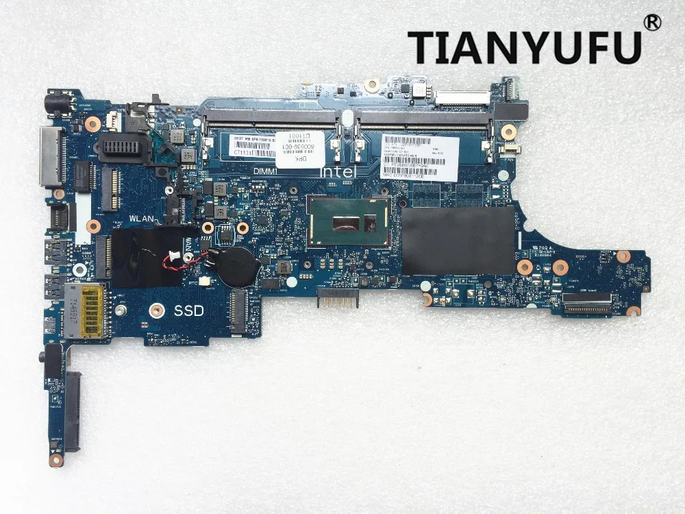 799512-601 799512-001 i7-5500u Бесплатная доставка 799512-501 для HP 850 G2 840-G2 материнская плата