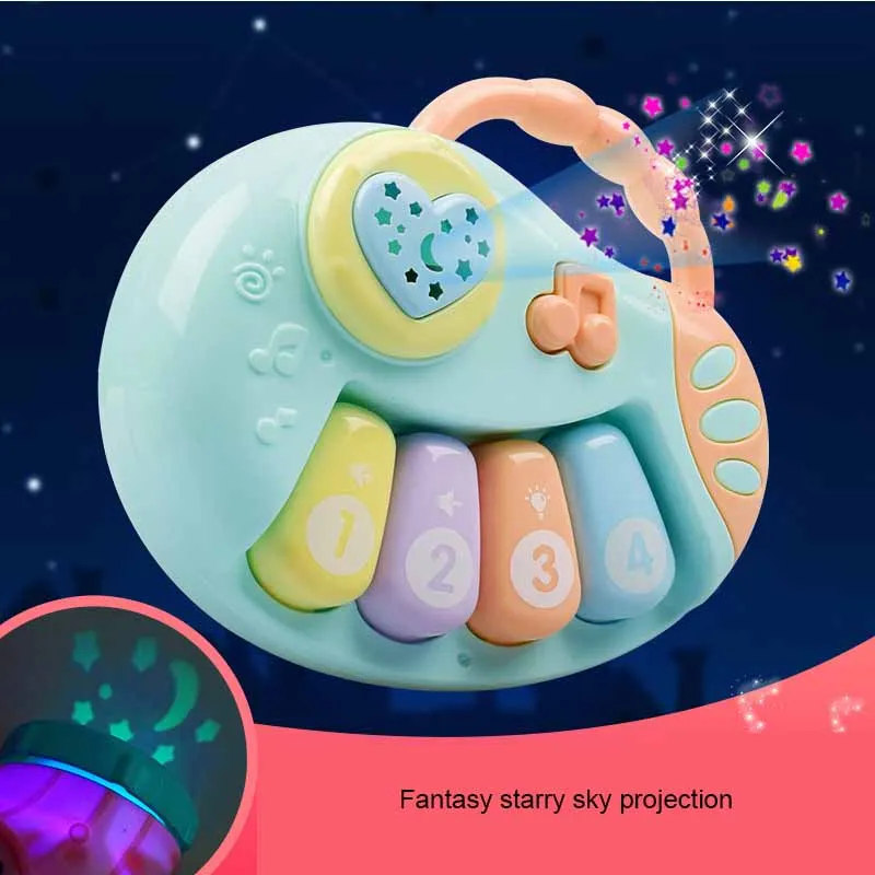 Baby toy music story machine can be projected musical instrument early education child baby puzzle hand rattle | Игрушки и хобби