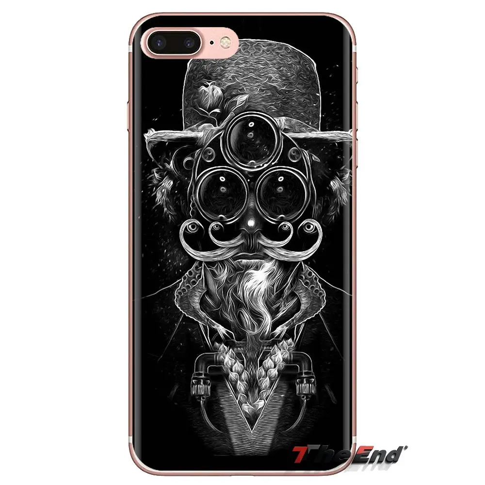Steampunk Mad Hatter art Mobile Phone Case Cover For Huawei G7 G8 P7 P8 P9 P10 P20 P30 Lite Mini Pro P Smart Plus 2017 2018 2019 |