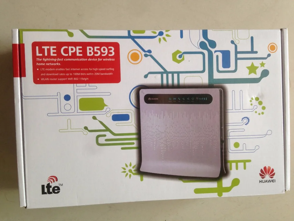 Wi Fi роутер huawei b593 с поддержкой 4g/lte и sim картой|wi-fi cpe|lte cpe4g wifi router portable |