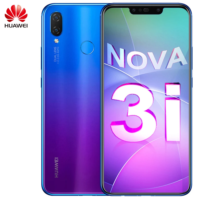 Оригинальный телефон Huawei Nova 3i martphone глобальная прошивка 6 3 дюйма Восьмиядерный