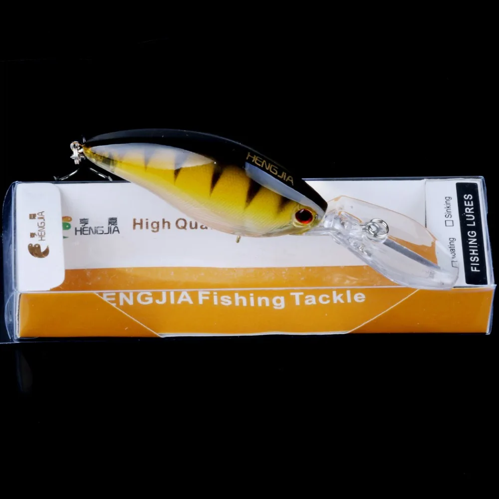 HENGJIA 1 шт. плавающие приманки для глубокого дайвинга рыболовные 18 г/10 5 см