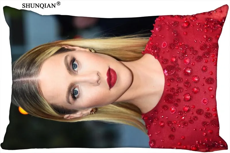 

Custom Claire Holt Rectangle Pillowcase zipper Classic Pillow Case Customized Pillow Case Covers 50*75cm (Two Sides)