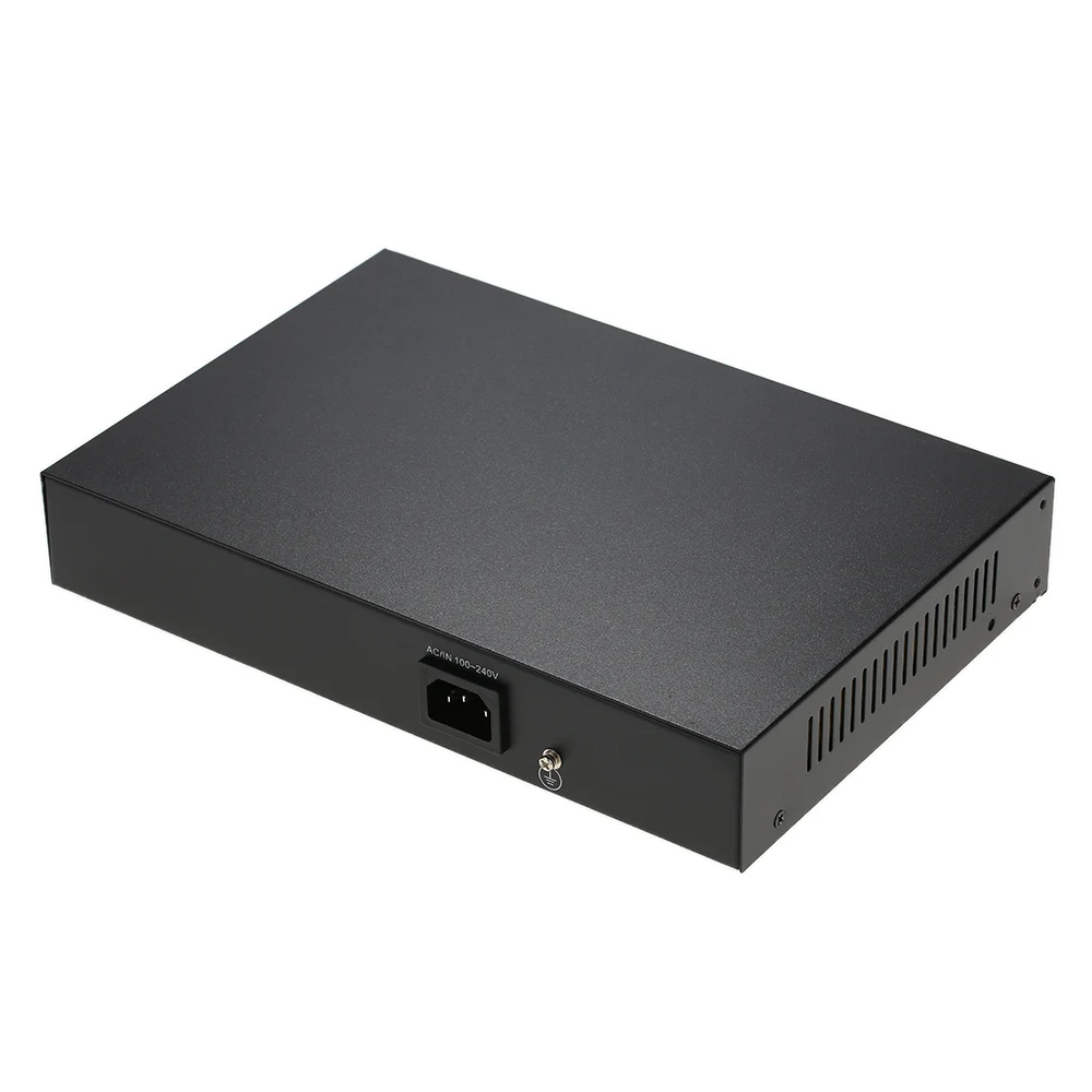 1 + 8 портов 100 Мбит/с PoE выключатель инъектор питания по Ethernet IEEE 802.3af для камер AP VoIP