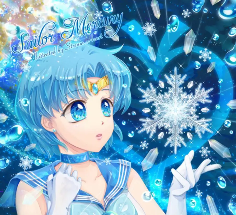 Сейлор Мун Mizuno Ami кольцо с Цирконом Модные ювелирные изделия Cos подарок #6/7/7.5