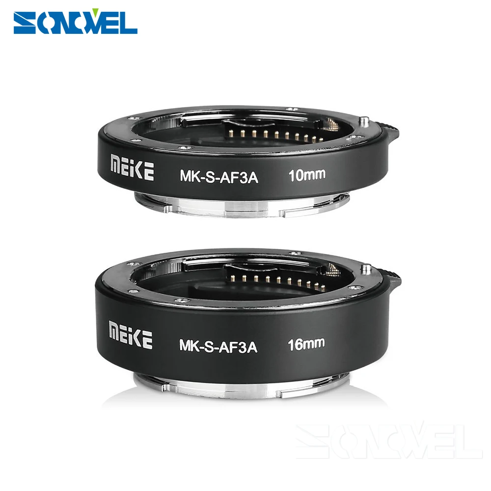 Meike MK S AF3A металлическая Макросъемка с автофокусом 10 мм 16 для Sony беззеркальная a6300