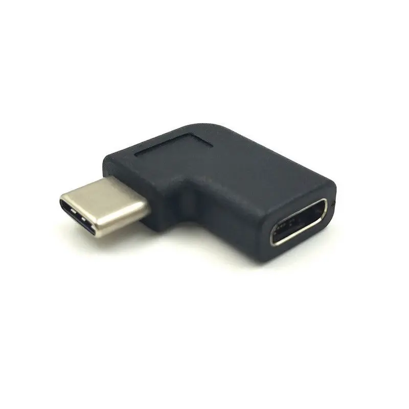 USB 3 1 Тип C папа к женскому адаптер конвертер 90 градусов правый угол разъем для